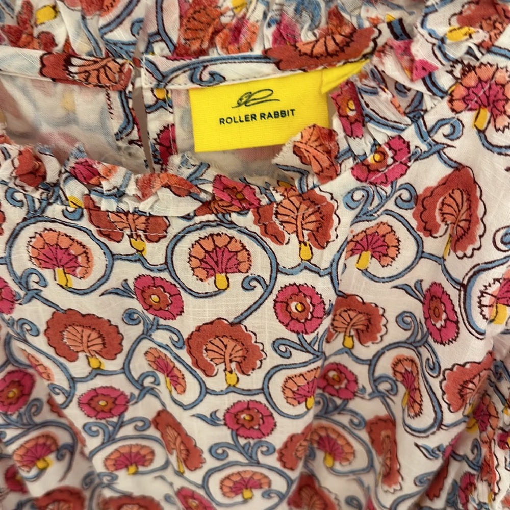 Roller Rabbit patterned midi dress XS - Picture 5 of 5